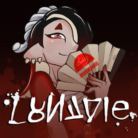 Single character, bust, complex background/foreground